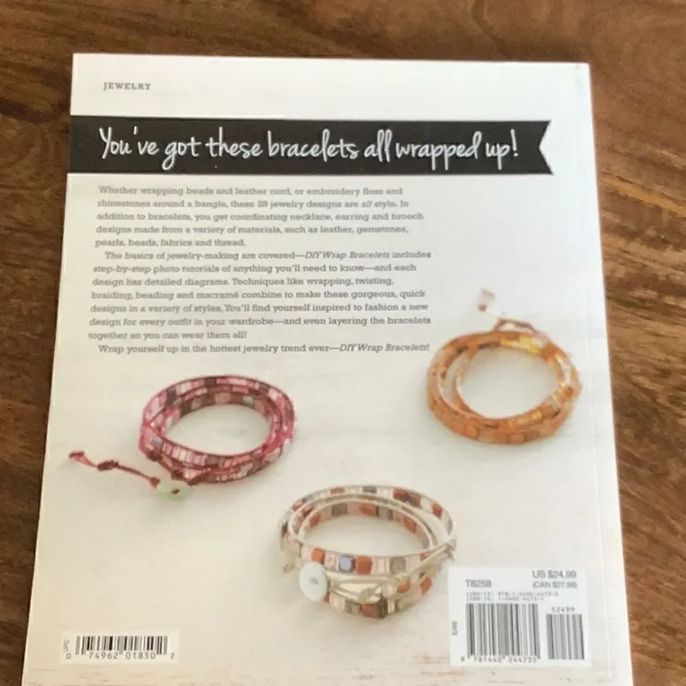 DIY Wrap Bracelets: 28 Designs Using Beads, Thread, Charms, Ribbon, Cord & More